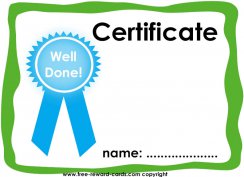 Free certificates