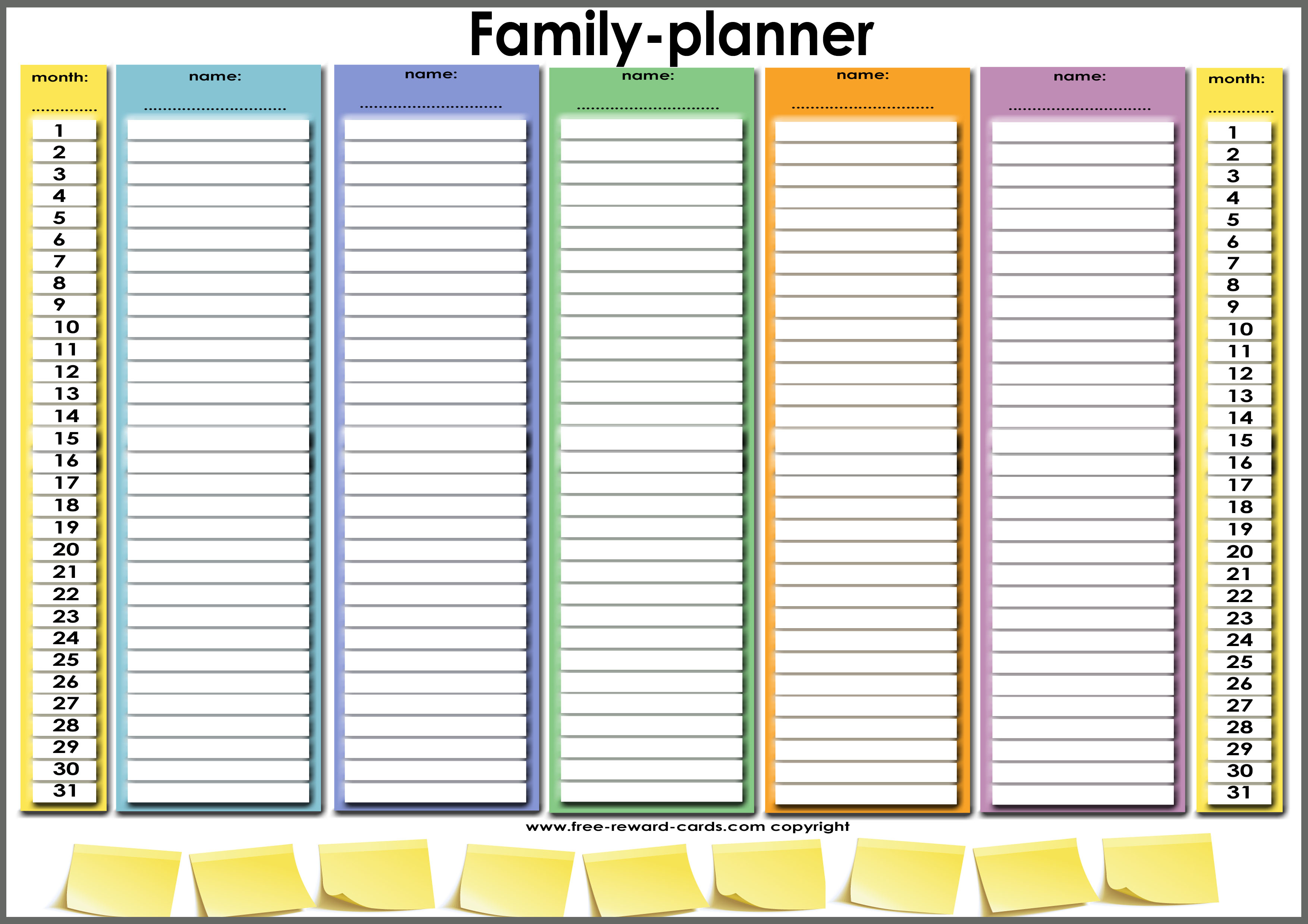 Family Planner Website