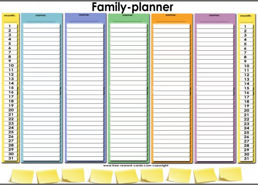 Family Planner Website